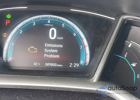 2017 Honda Civic Ex-L from USA, damaged, VIN 19XFC1F73HE030415